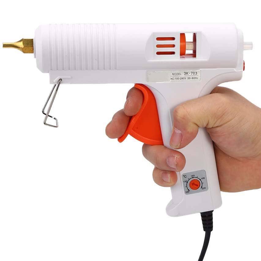 Industrial Hot Glue Gun Full Size High Power 500W Temperature Adjustable  Thermostat Control with 0.43 11mm Glue Sticks, Heavy Duty for Industrial